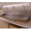 MUNDI Hand wash trough with 2 to 6 taps